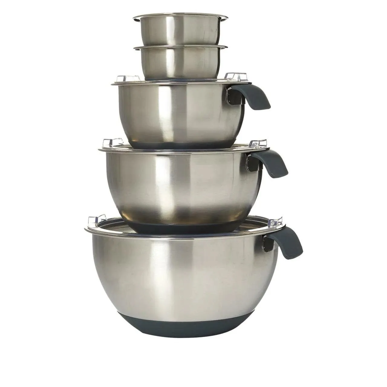 13-Piece: Wolfgang Puck Stainless Steel Mixing Bowl Set (Refurbished)