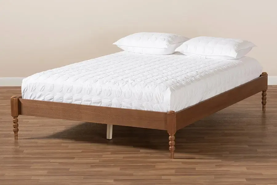 Addison Ash Walnut Wood Platform Bed (King)