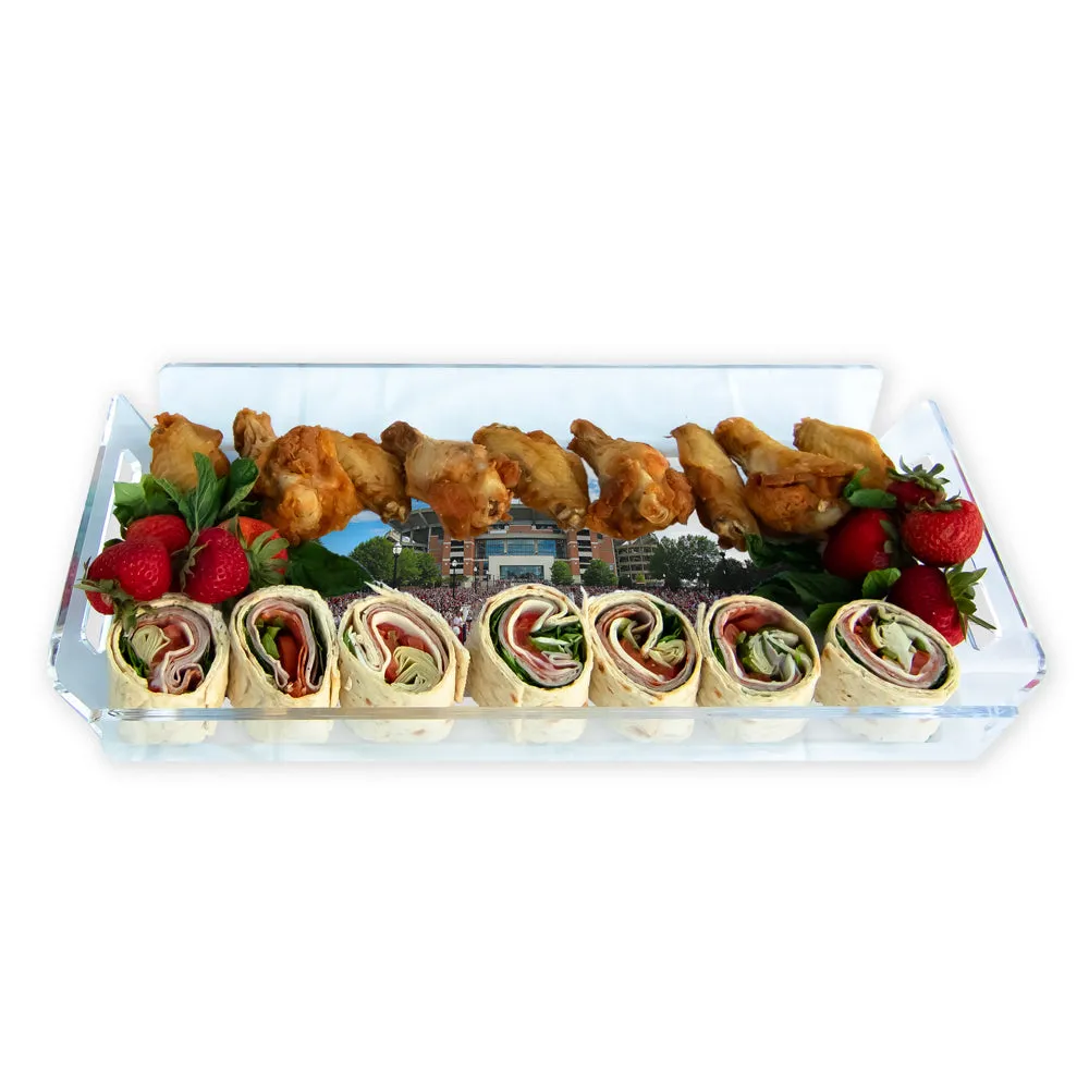 Alabama Crimson Tide - Walk of Champions Panoramic Decorative Serving Tray