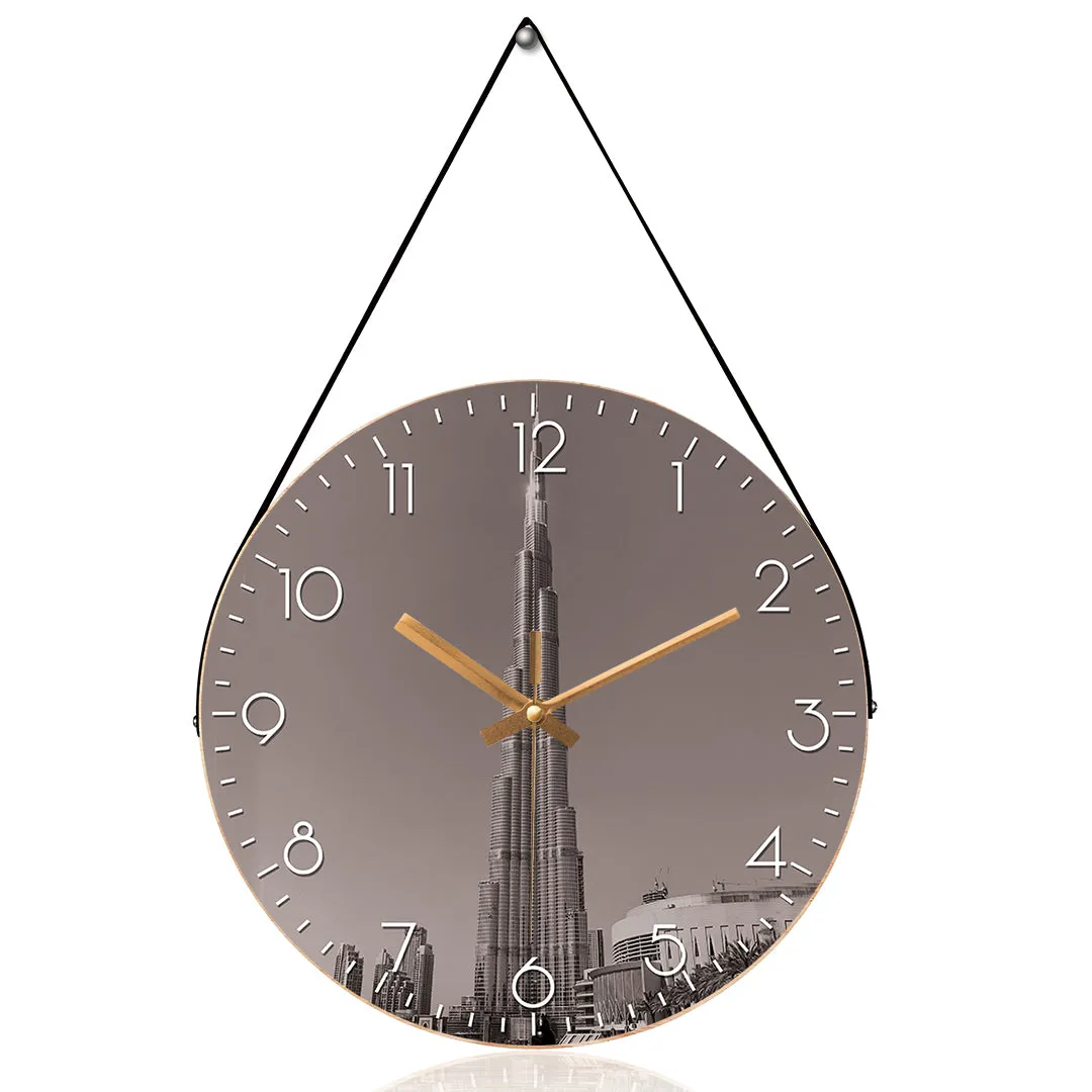 Amazing View of Burj Khlifa Wall Clock