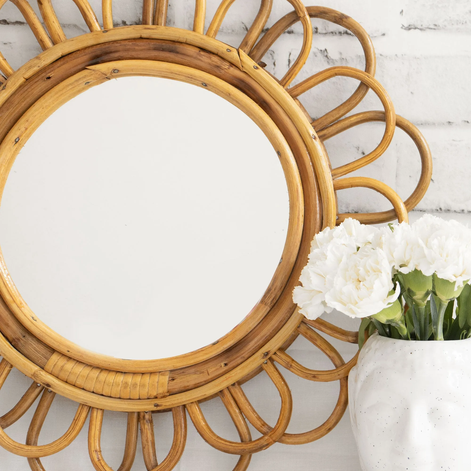 Azaro Cane wall mirror