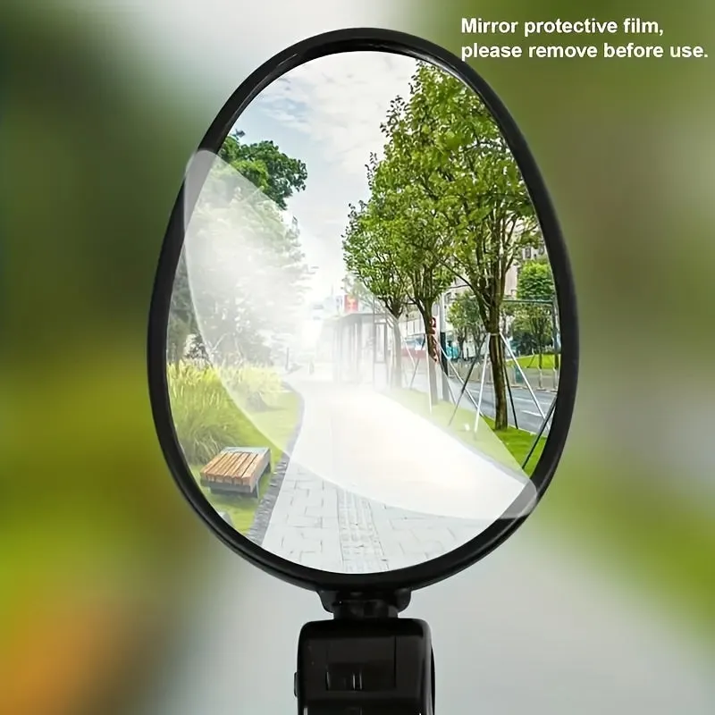 Bicycle Rearview Mirror Set for Wide Angle Reflection