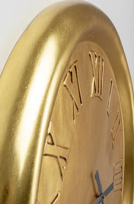 Big Drop Gold Wall Clock