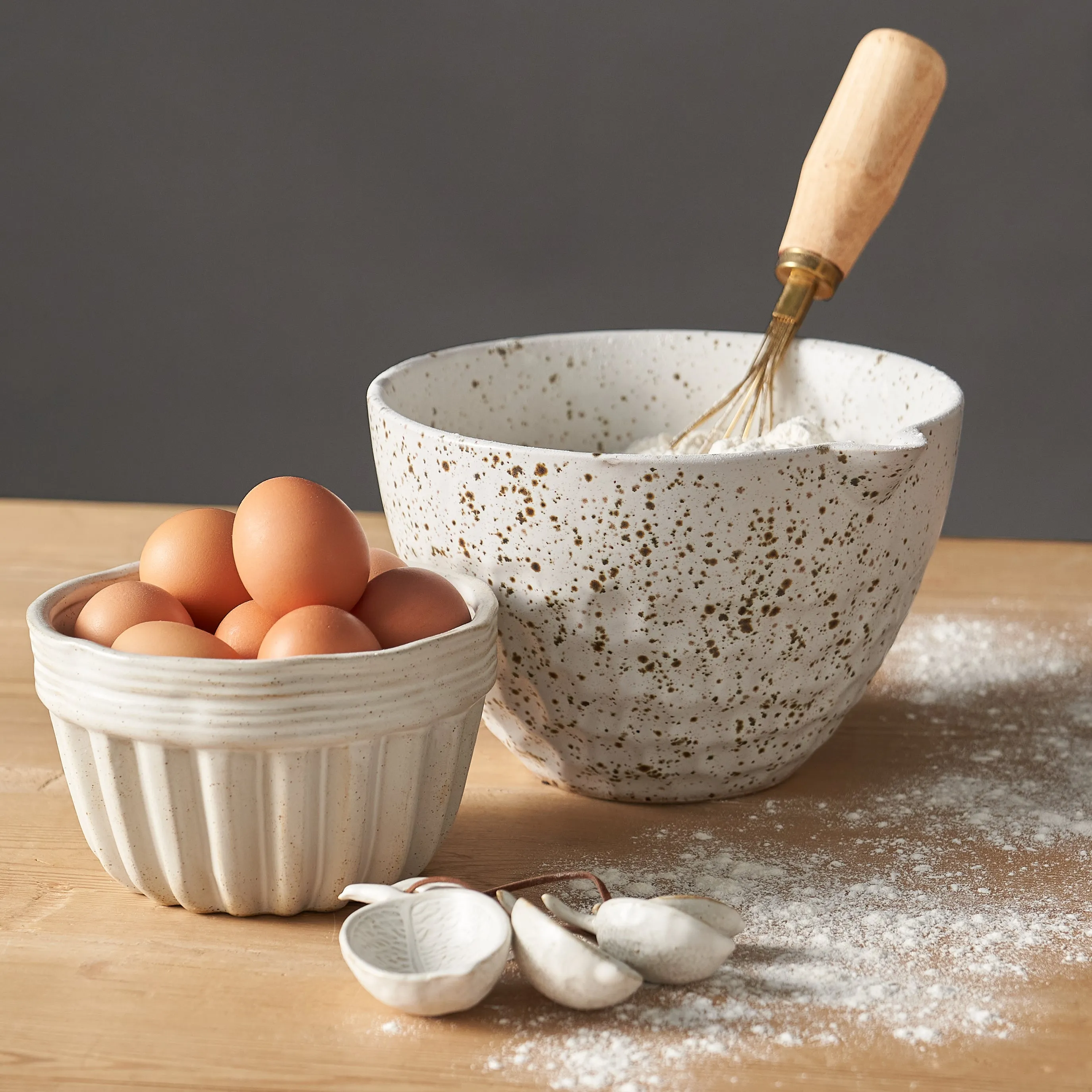 Carved Stoneware Bowl