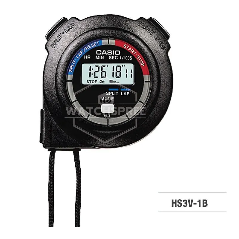 Casio Black Stopwatch HS3V-1B