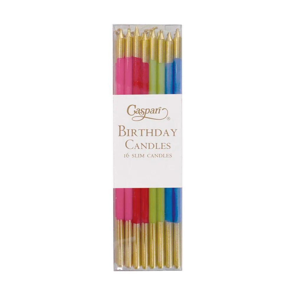 Caspari Slim Birthday Candles