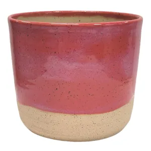 Ceramic Plant Pot - Raspberry