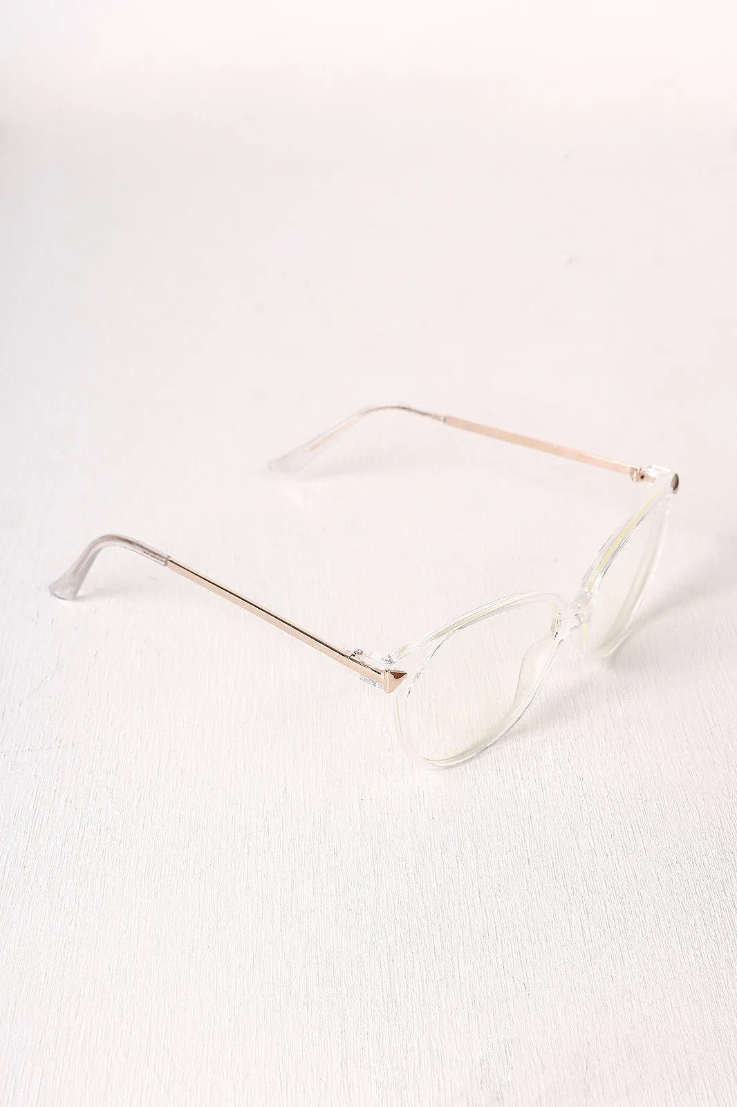 Classic Clear Lens Round Glasses