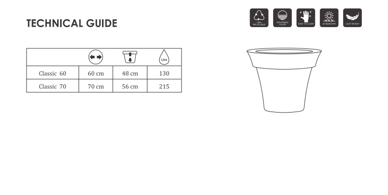 Classic Planter For Indoor Or Outdoor By Harshdeep - 1 Pc