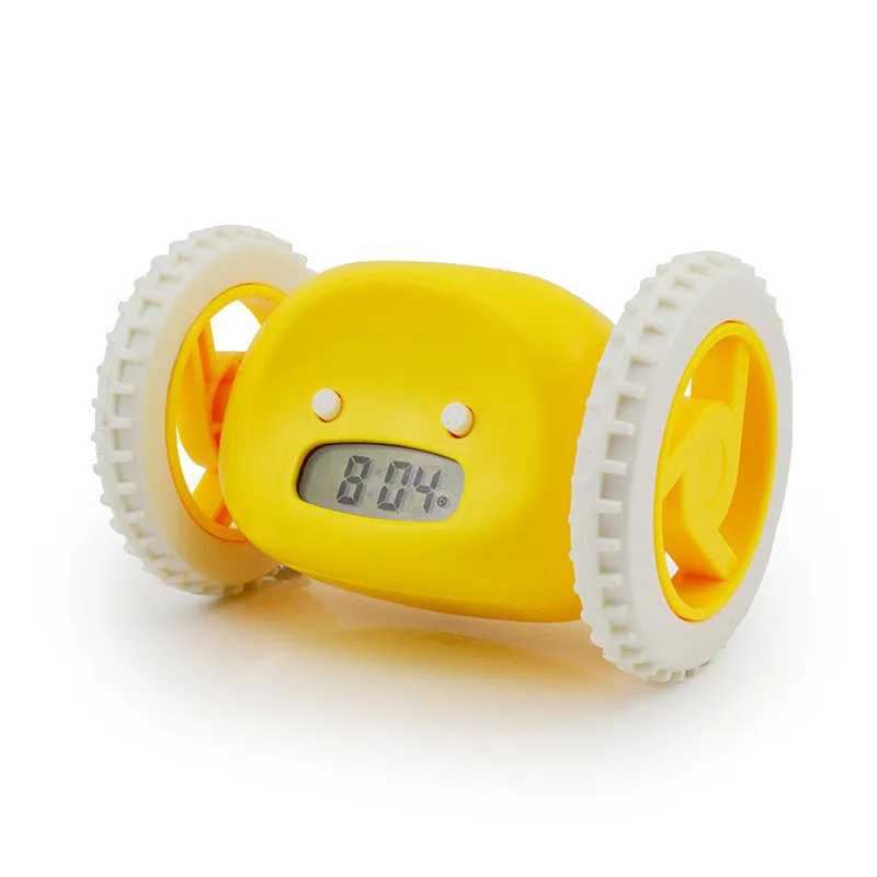 Creative Running Digital LED Alarm Clock Lazy Alarm Clock Running Noiseless Clock Alarm Clock Creative Gift