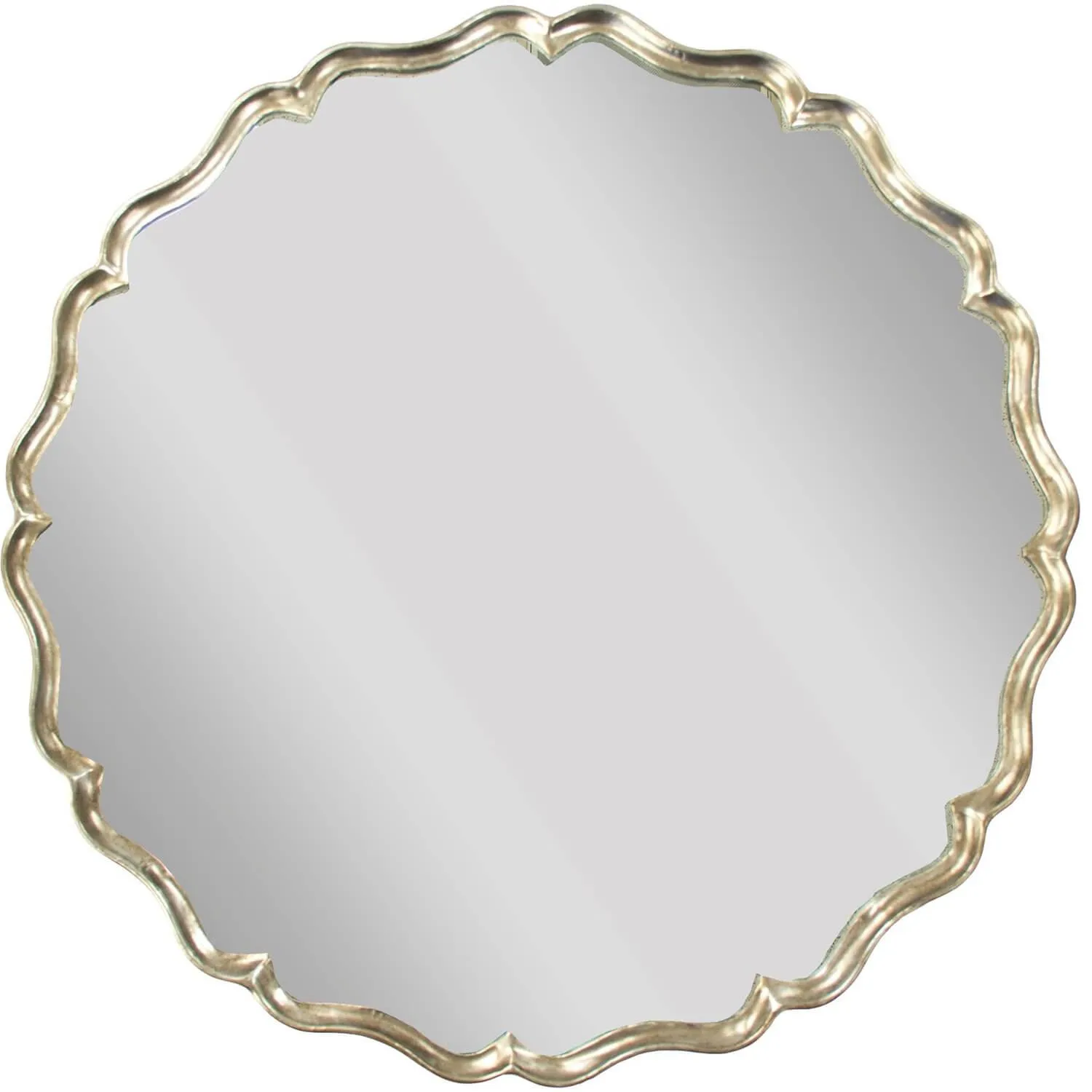 Curvy Edge Silverleaf Mirror