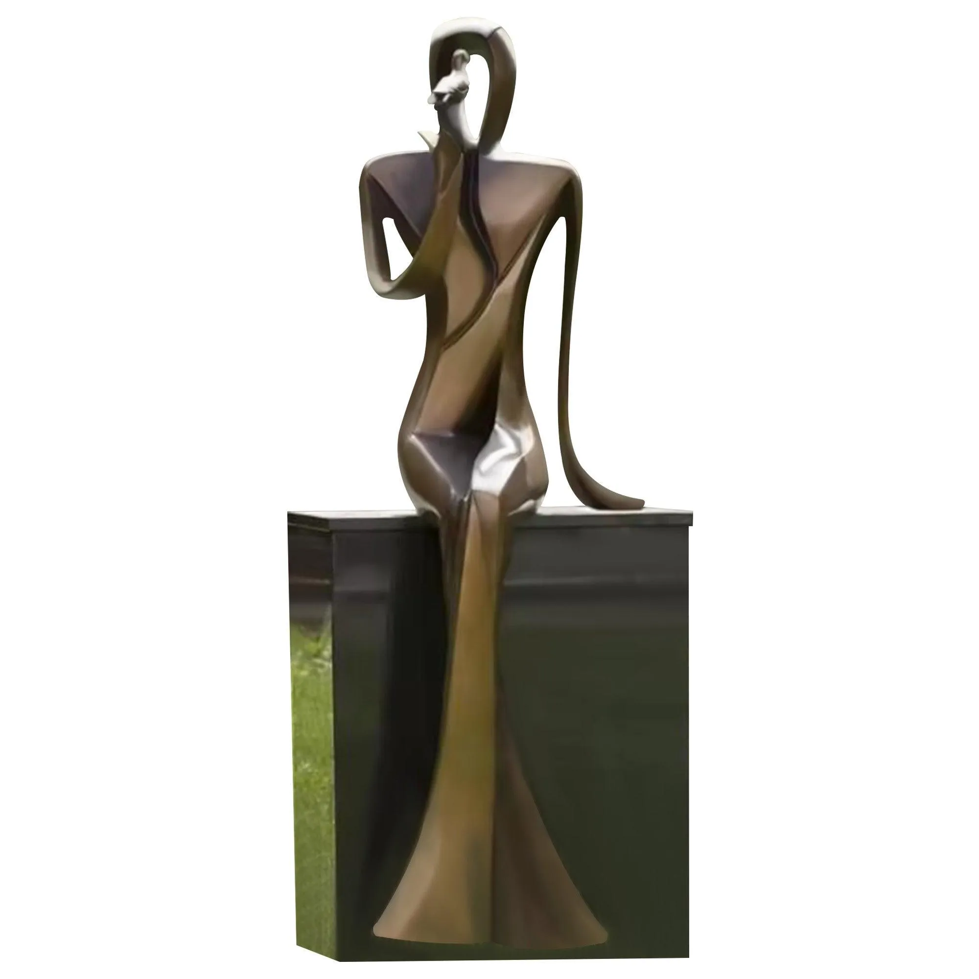 FINEST Abstract Human Bronze Figure Art for Garden Sculptures FB-036