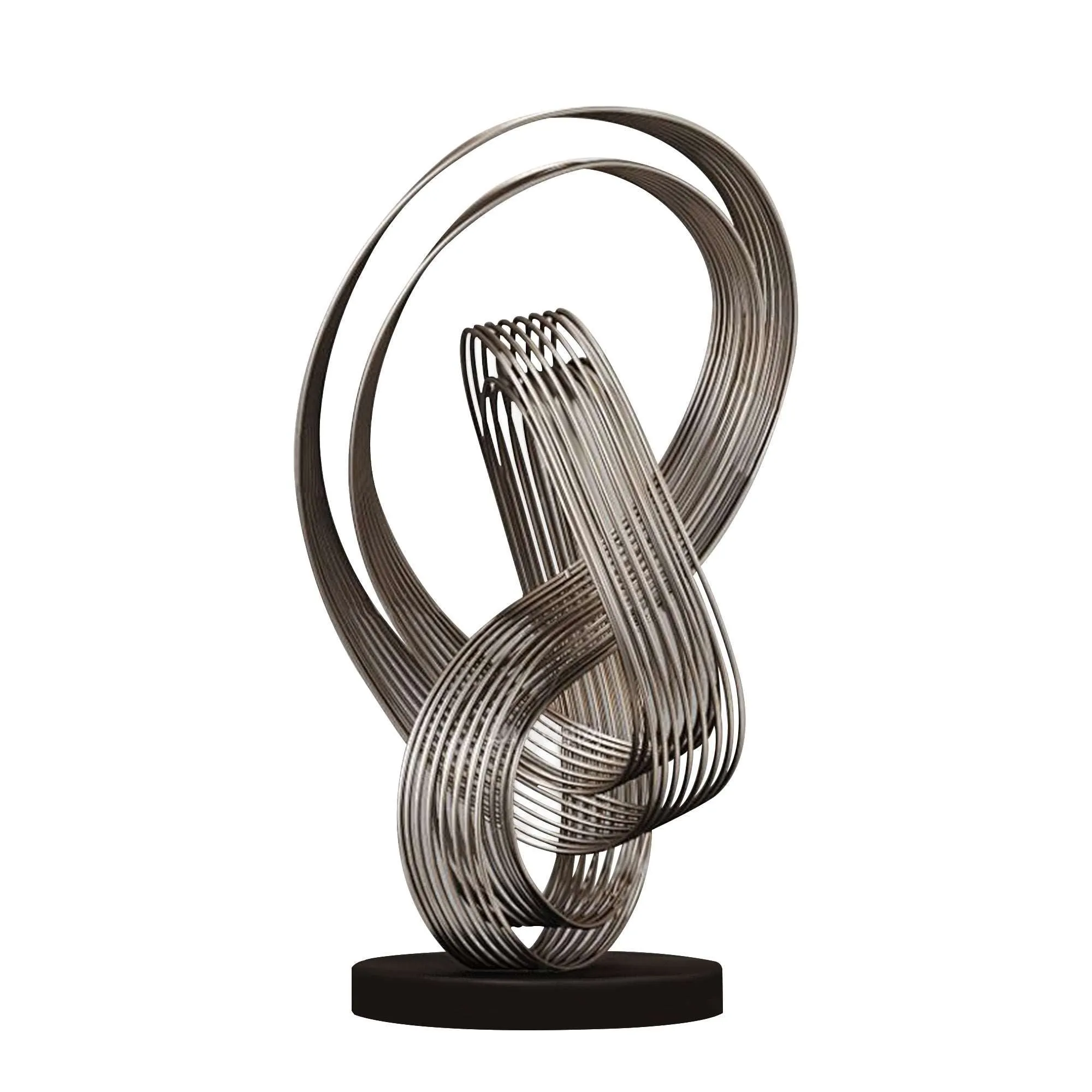 FINEST Abstract Metal Floor Sculpture - Modern Indoor Art Piece FS-090