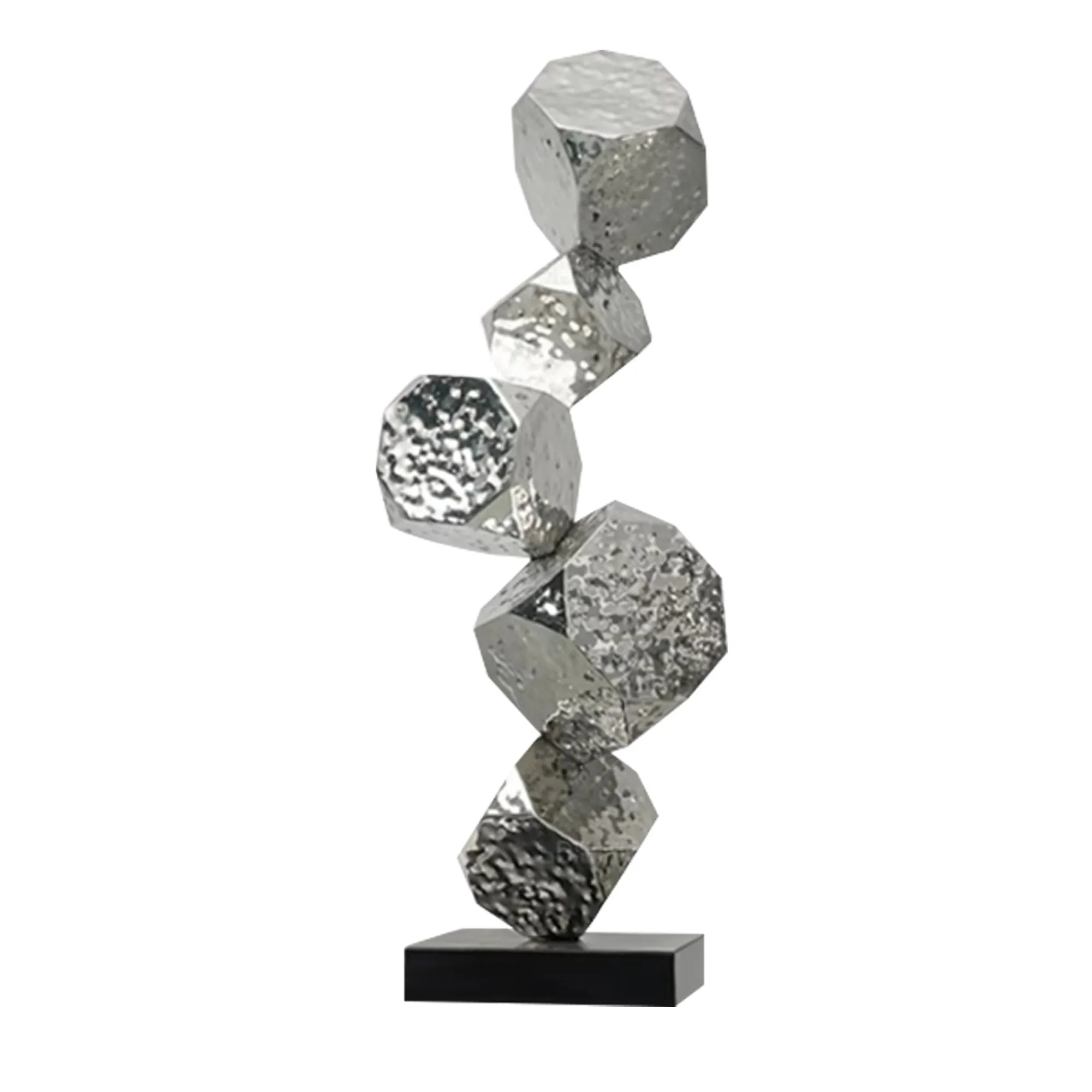 FINEST Modern Geometric Abstract Metal Indoor Floor Sculpture FS-092