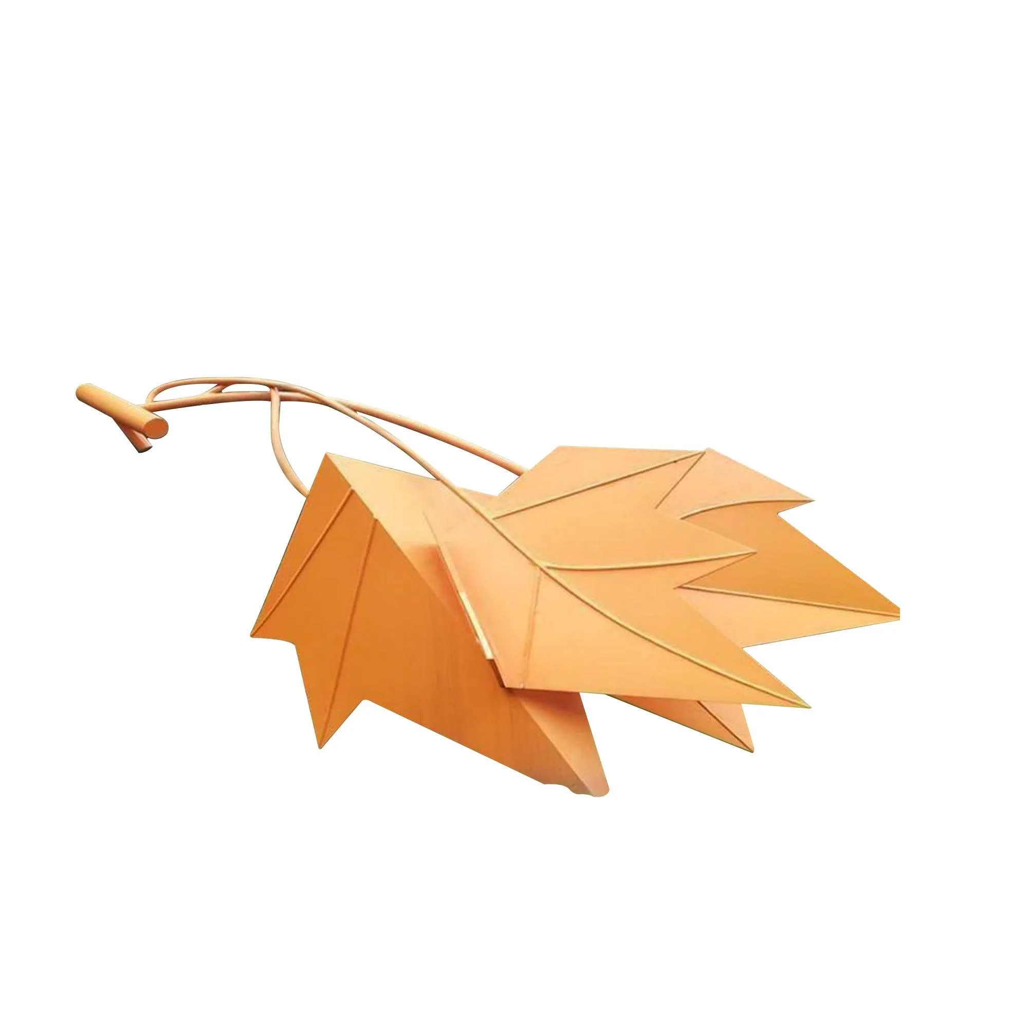 FINEST Modern Large Yellow Leaf Metal Garden Sculpture FS-053