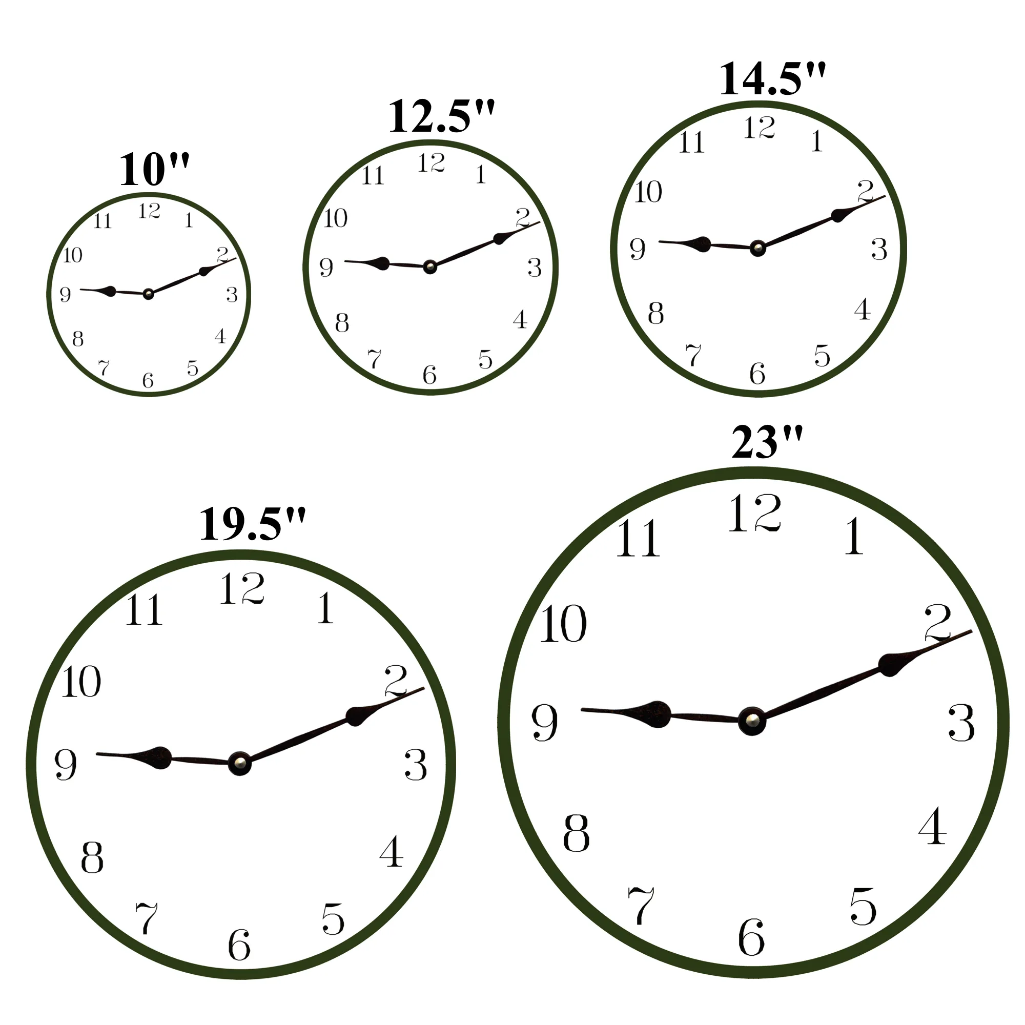 Five O'Clock Coastal Clock