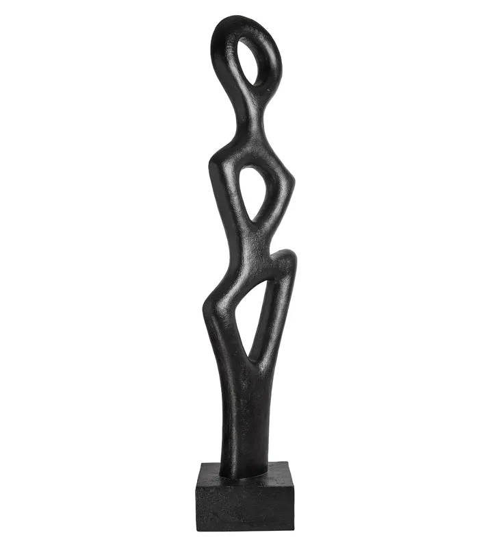 Fluid Loops Sculpture - Black