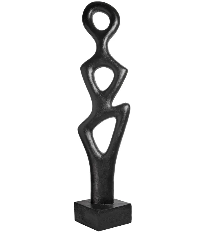 Fluid Loops Sculpture - Black