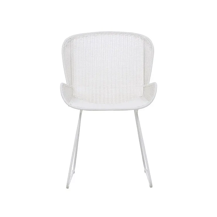 GLOBEWEST GRANADA BUTTERFLY CLOSED WEAVE DINING CHAIR