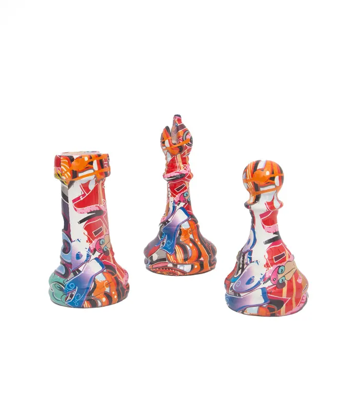 Graffiti Chess Set