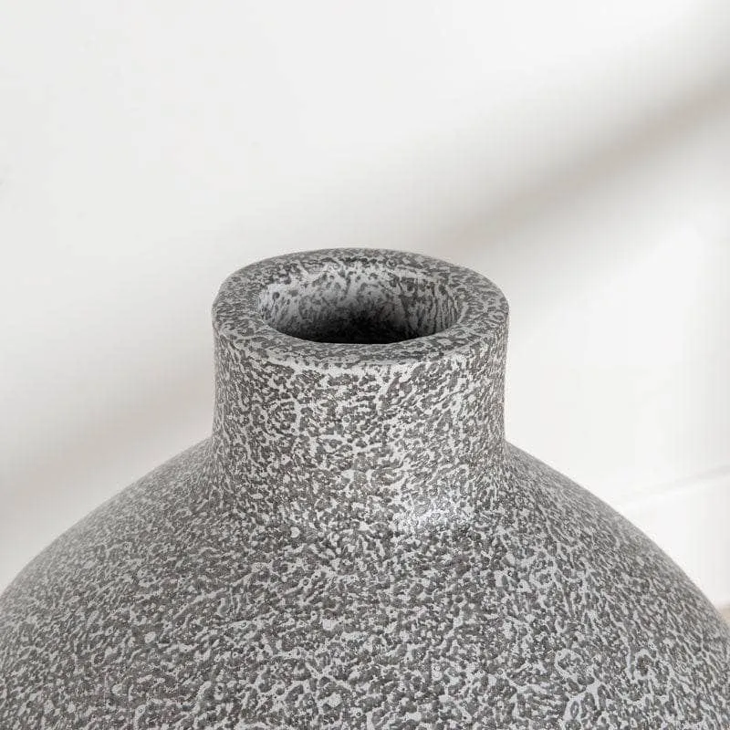 Grey Concrete Effect Vase - Large