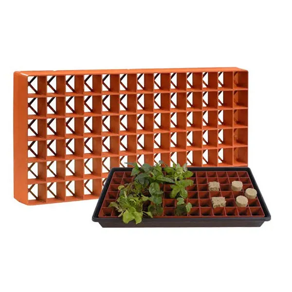 Grodan® Gro-Smart™ Tray, 78 Cell Starter Plug Tray, Terracotta