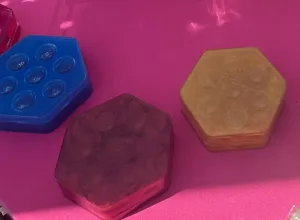 Hexagon Dice Trays