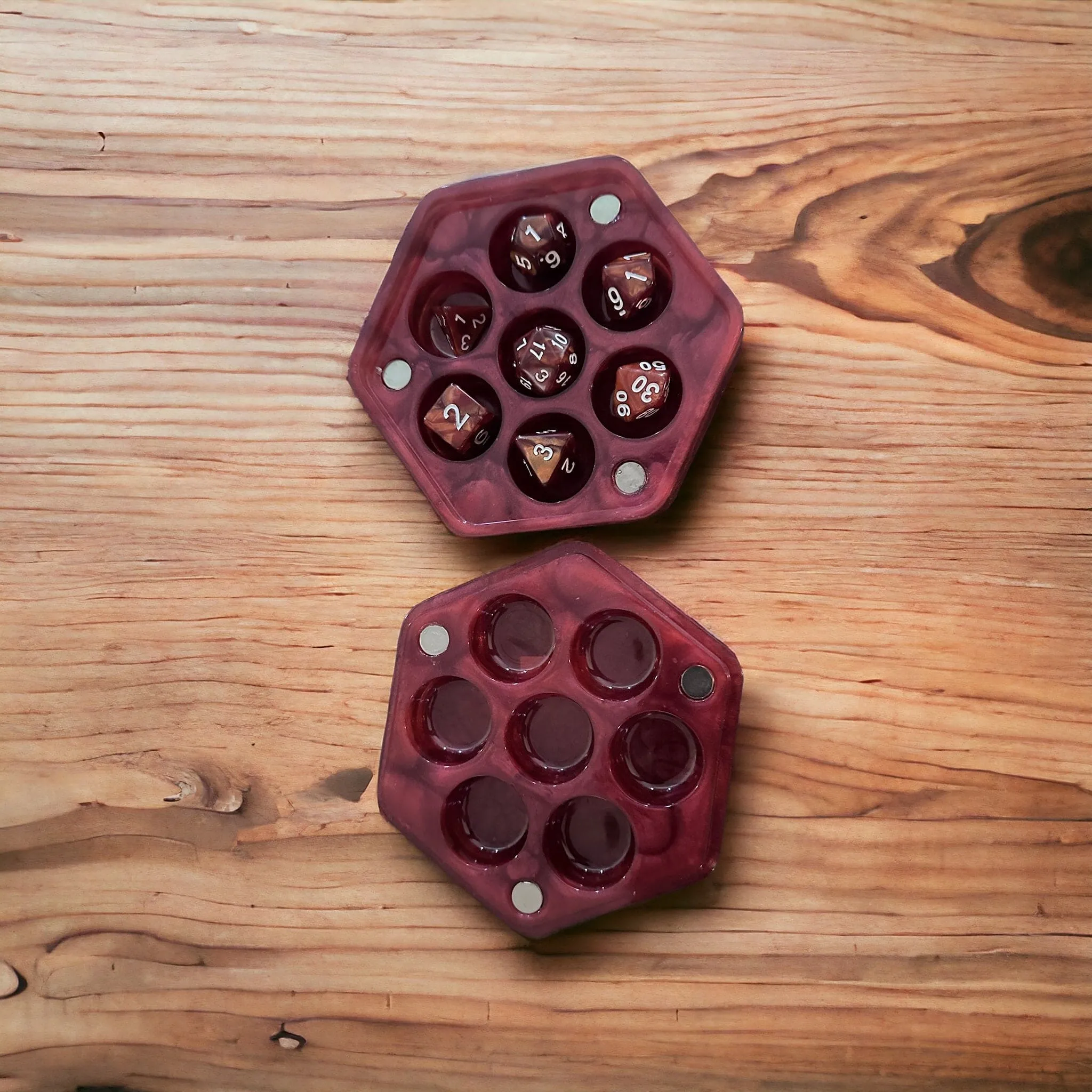 Hexagon Dice Trays