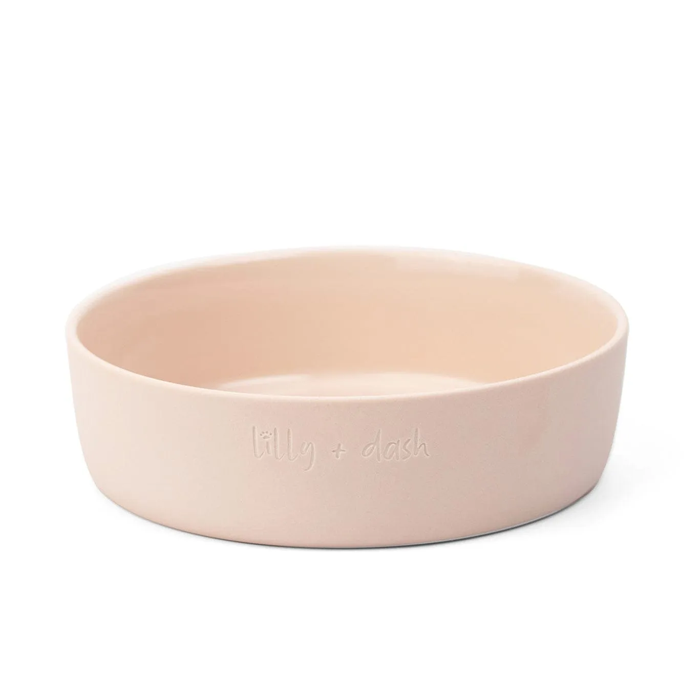 Lily and Dash Dog Bowl Rose Quartz