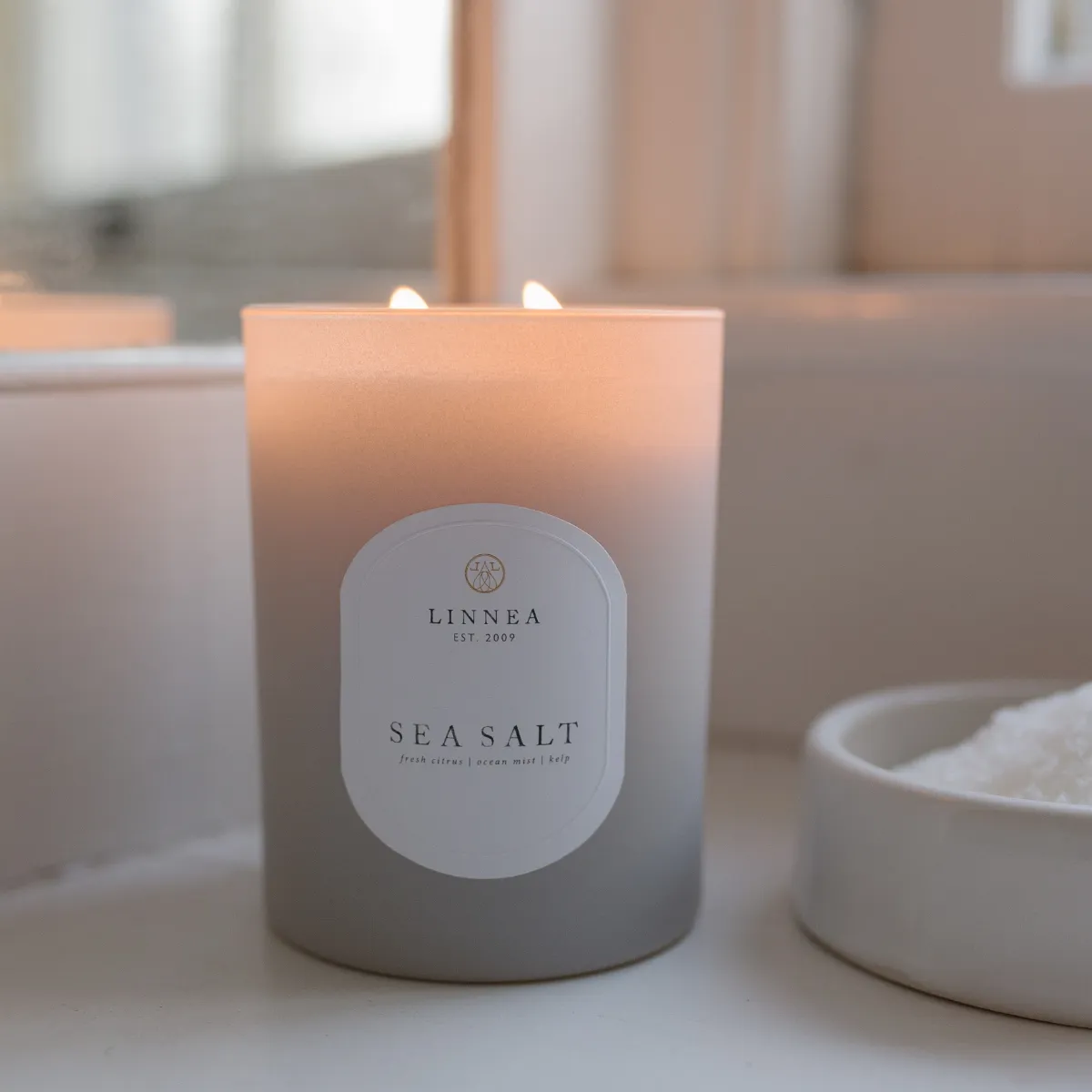 Linnea Sea Salt - Double Wick