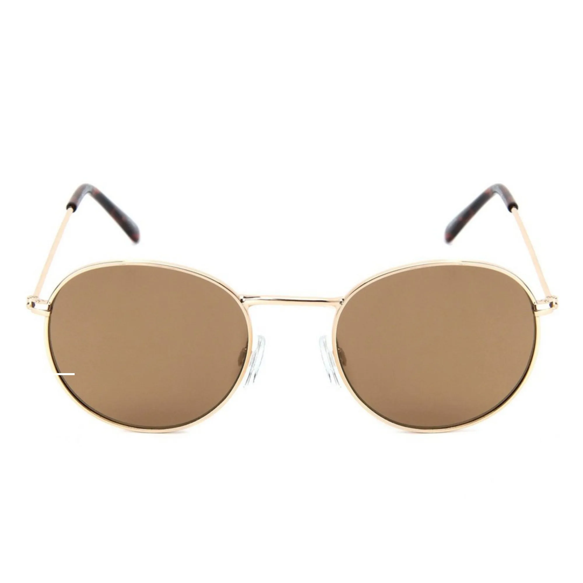 Lucky Brand Men's Unisex Colton Gold Tone Metal Frame Sunglasses