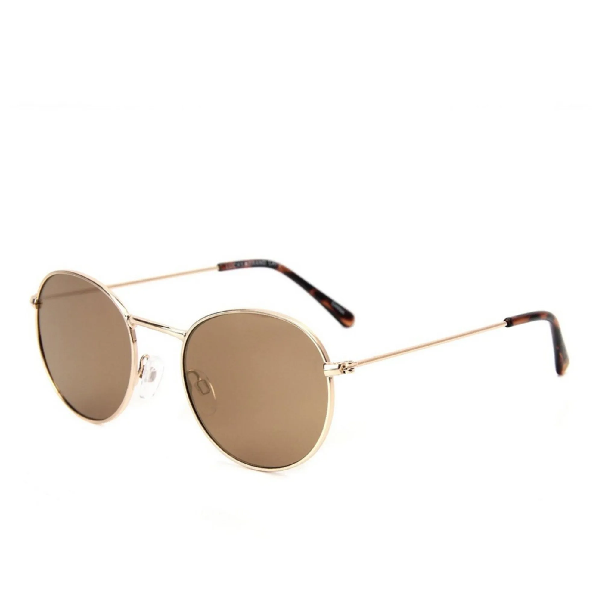 Lucky Brand Men's Unisex Colton Gold Tone Metal Frame Sunglasses