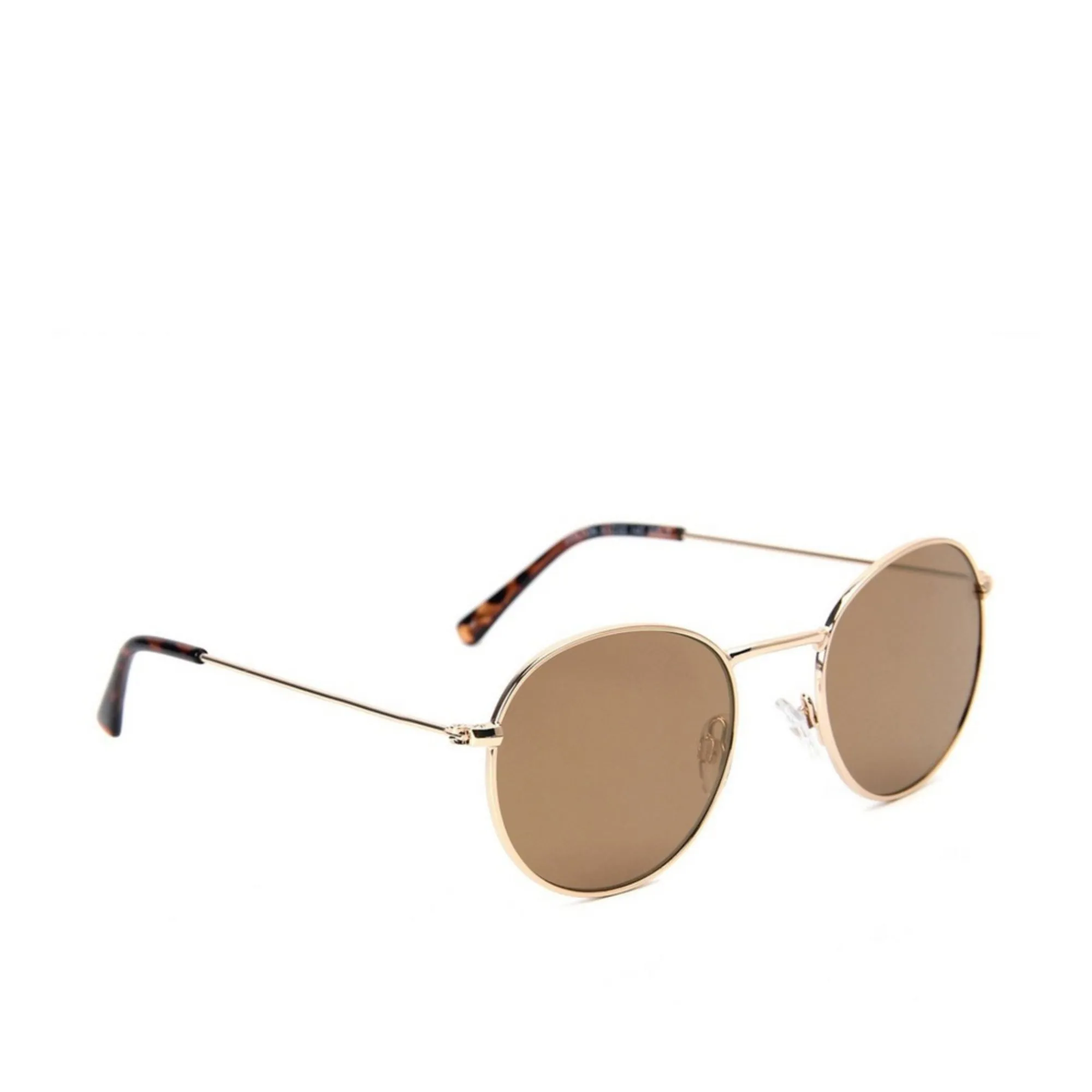 Lucky Brand Men's Unisex Colton Gold Tone Metal Frame Sunglasses