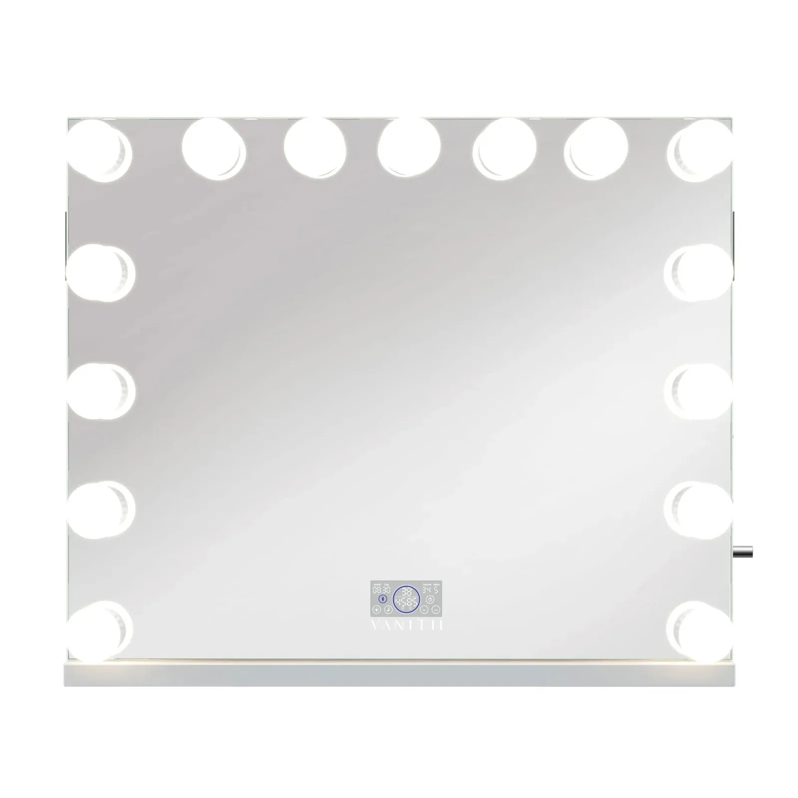 LUXE Hollywood Vanity Mirror with Lights and Bluetooth Speakers