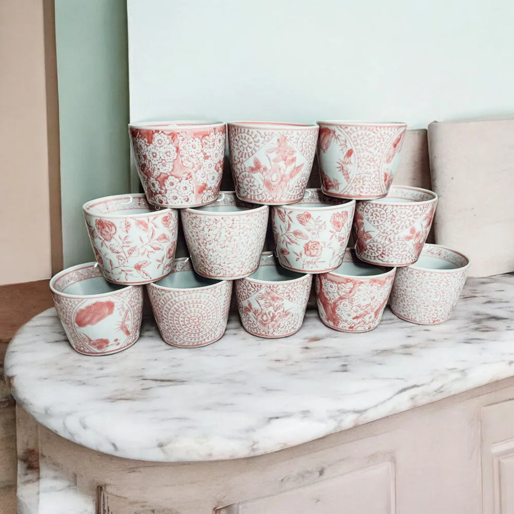 Mini Pink Cachepots