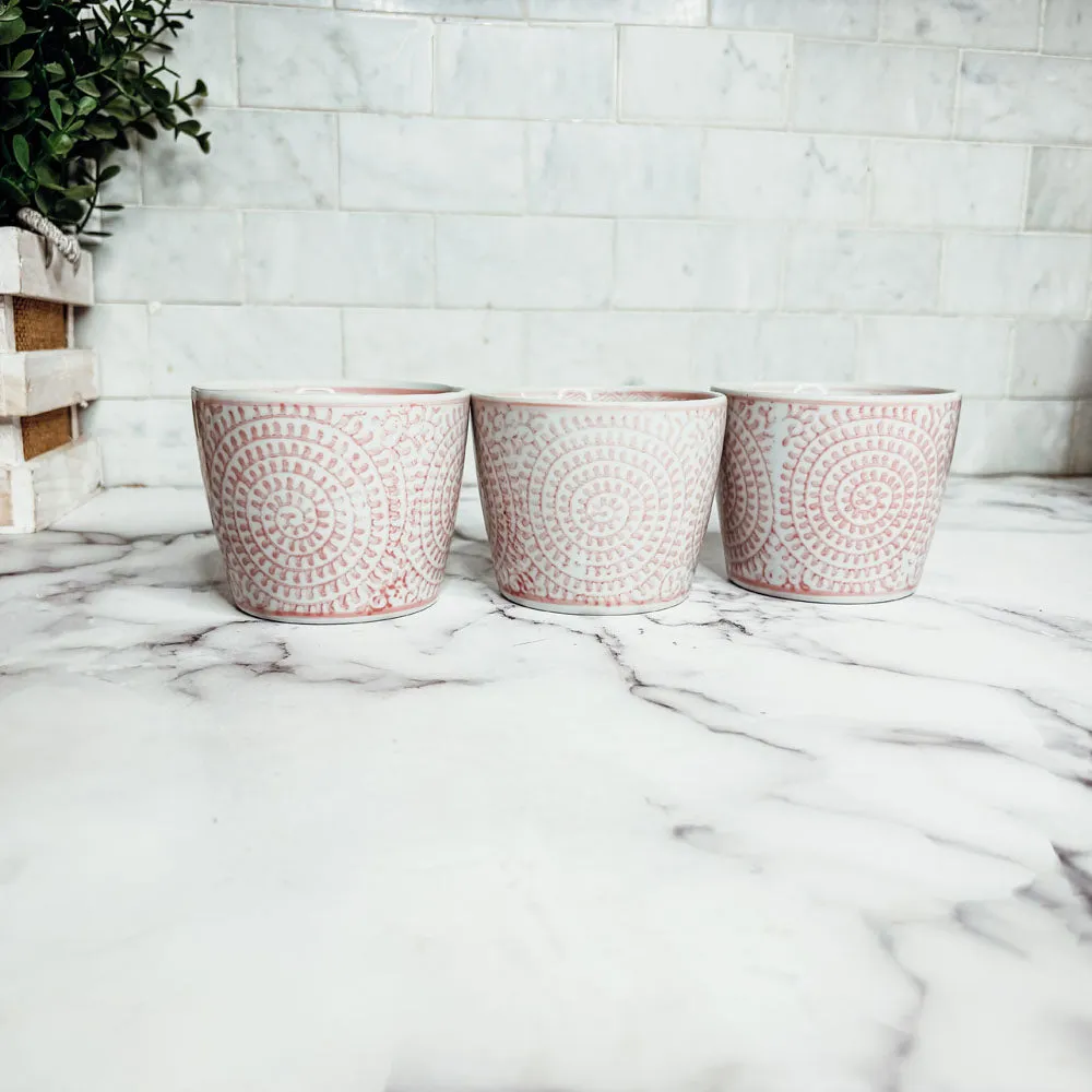 Mini Pink Cachepots