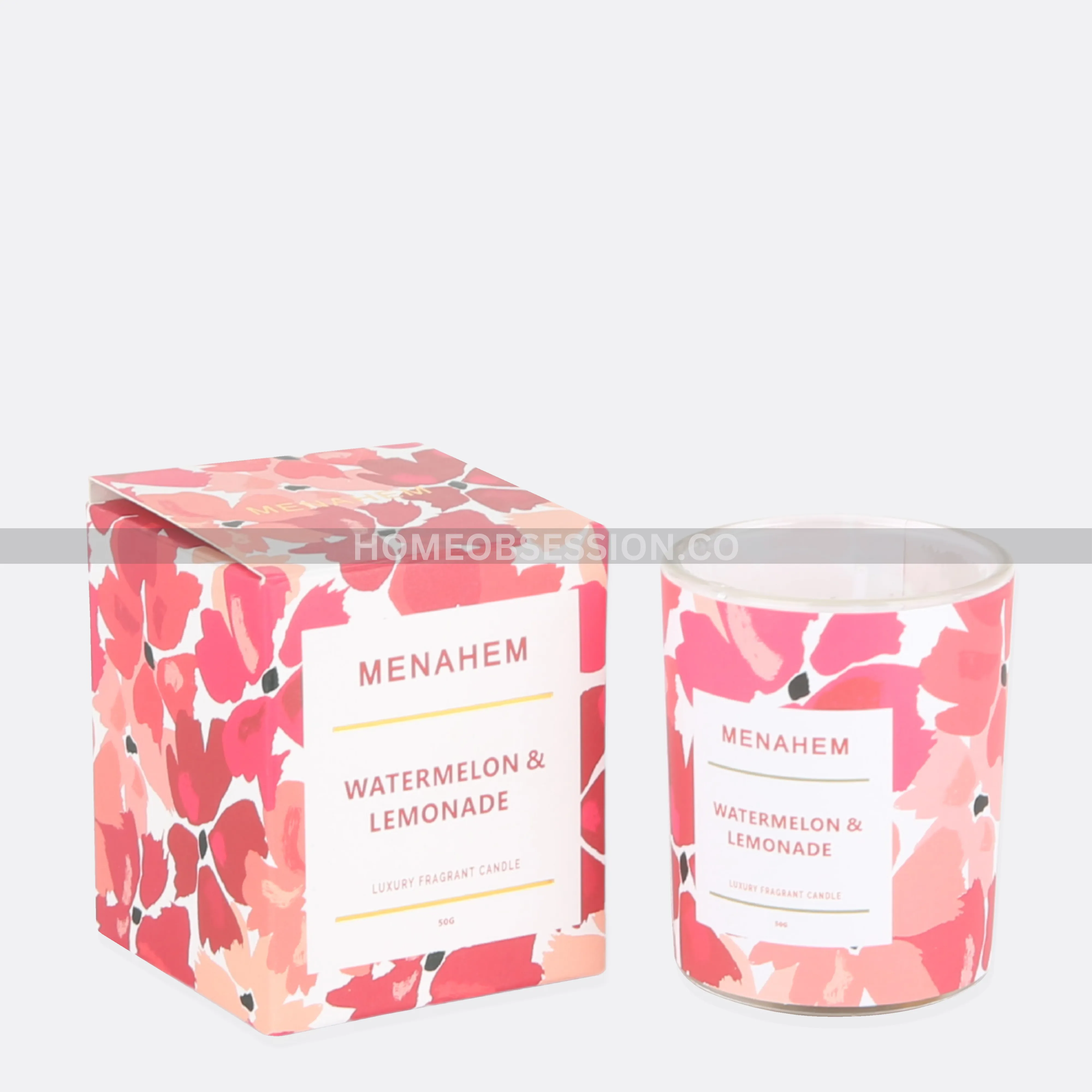 Natural Fruits Fragrant Candles ( 4 Fragrances )