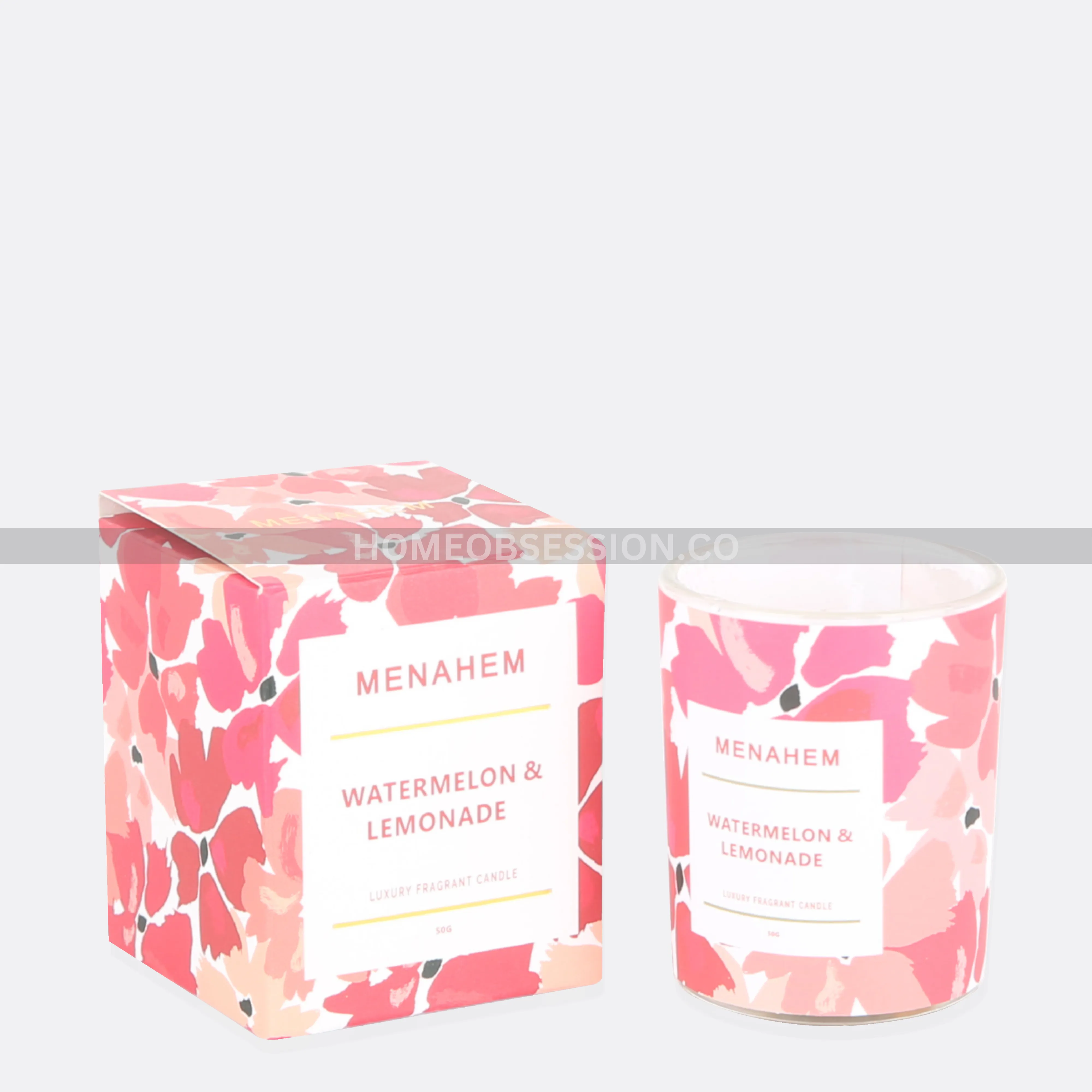 Natural Fruits Fragrant Candles ( 4 Fragrances )