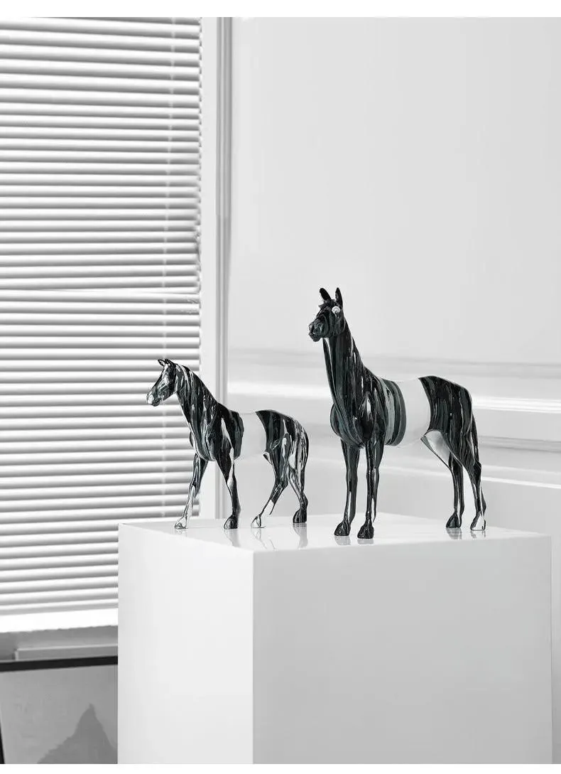 Nordic Luxury Horse Decoration