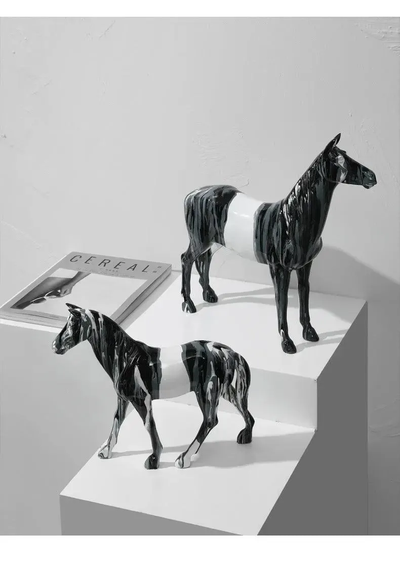 Nordic Luxury Horse Decoration