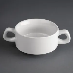 Olympia Athena Stacking Soup Bowls 160mm 290ml (Pack of 12)