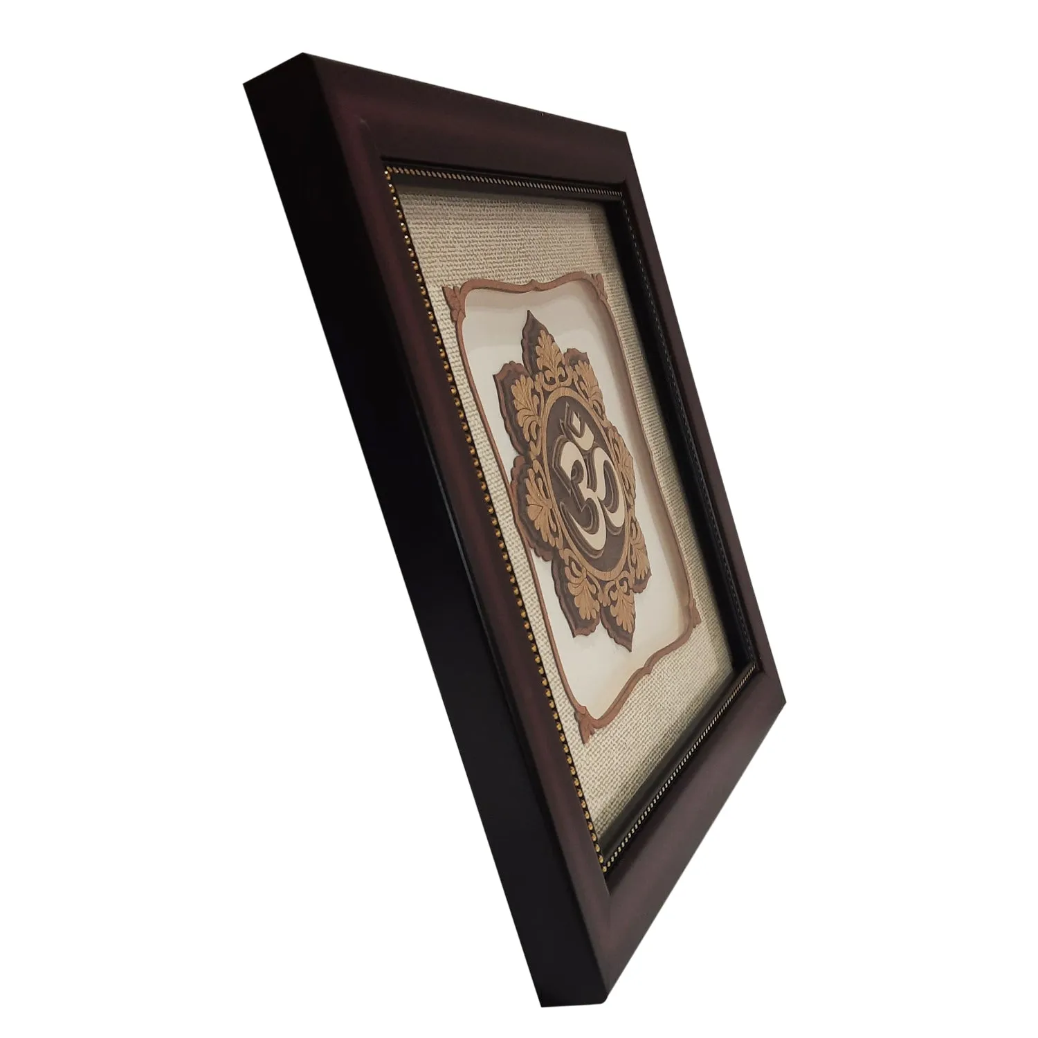 Om Wooden Art Frame 8 x 8 in