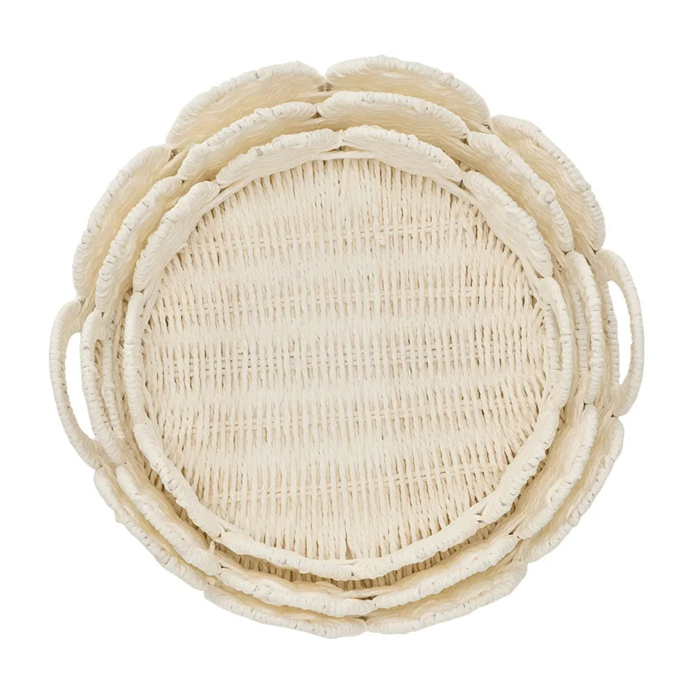 Papier Woven Tray Set