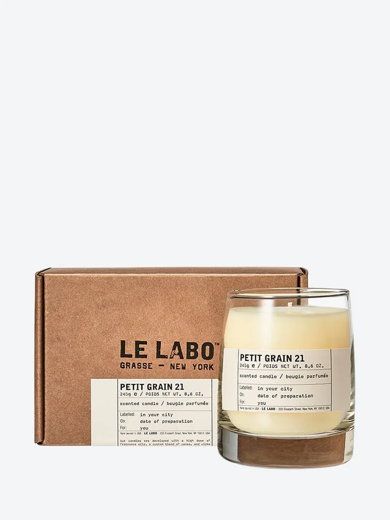 Petit grain 21 classic candle