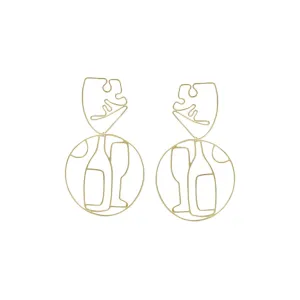 PICNIC EARRINGS / CHEESE & WINE