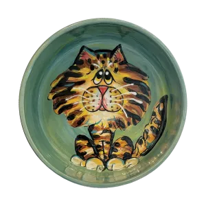 "Tabby Titmouse" Cat Dish