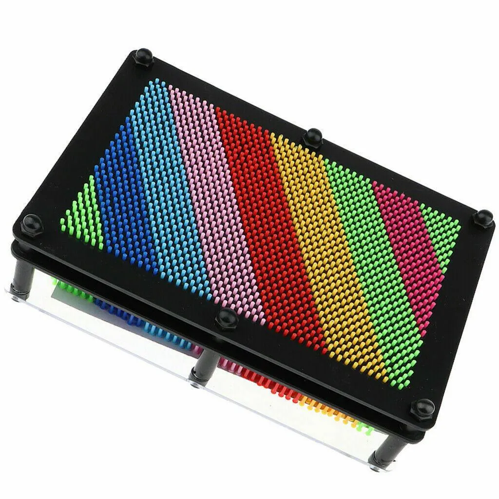 Rainbow 3D Plastic Pin Art