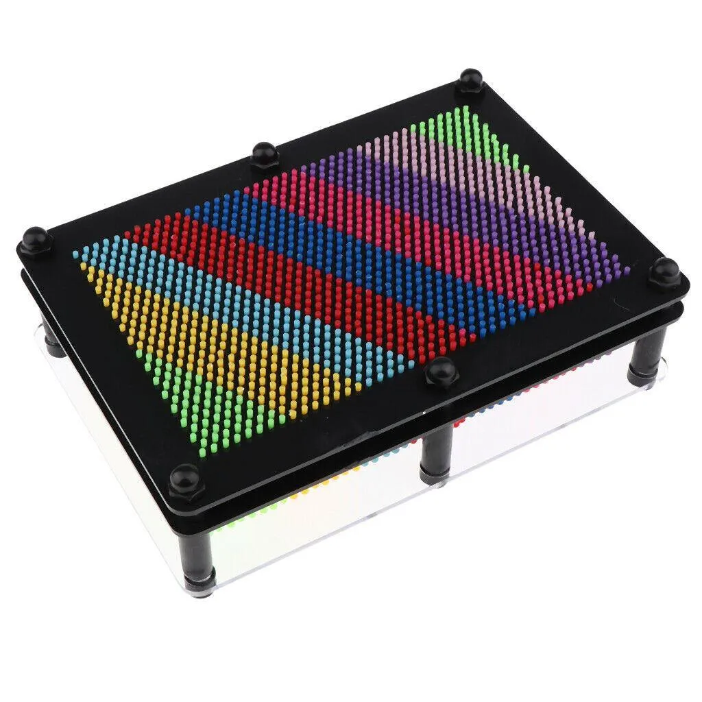 Rainbow 3D Plastic Pin Art