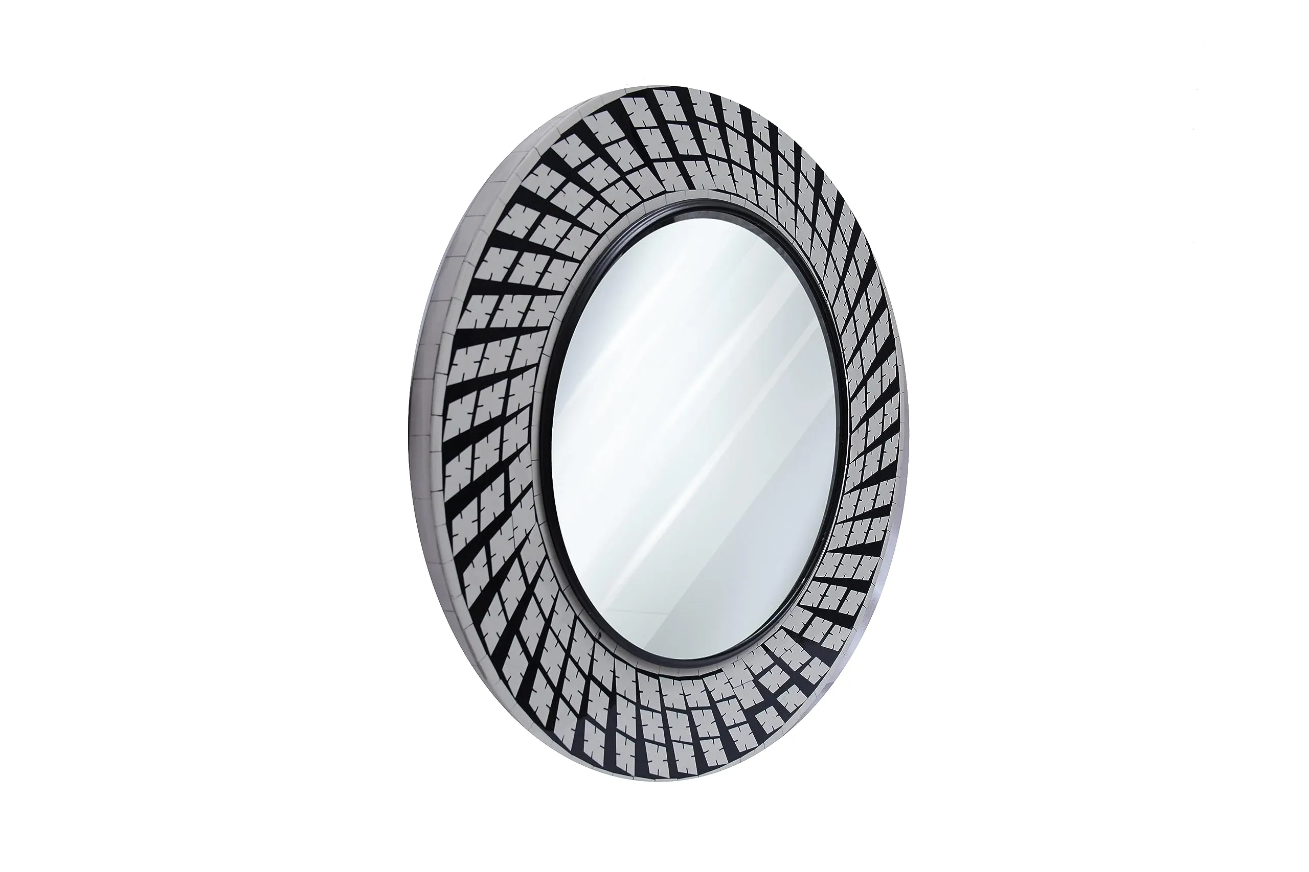 Reflecting Opulence: Discover The Beauty of Royal Craft Palace 18-Inch Marble-Finish Mirror