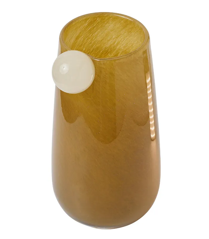 Retro Bubble Vase - Mustard